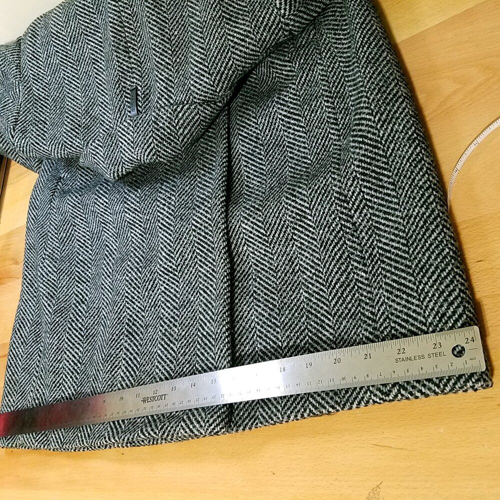 DKNY Women’s Classic Gray Twill Winter Coat Size M NWT - Picture 5 of 16